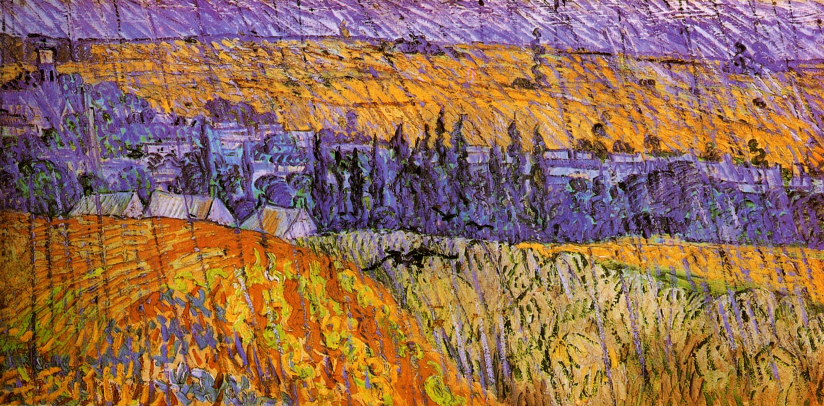Landscape at Auvers in the Rain 1890